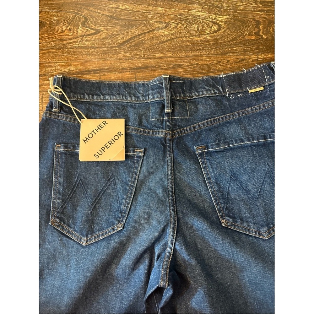 Mother Superior The Delinquent Ankle Jeans Women 28 NWT Wide Leg Made In Shade - Picture 8 of 14